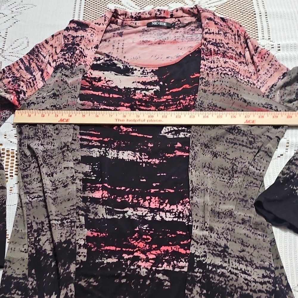 NIC+ZOE Multicolor All In One Cardigan - Picture 6 of 9